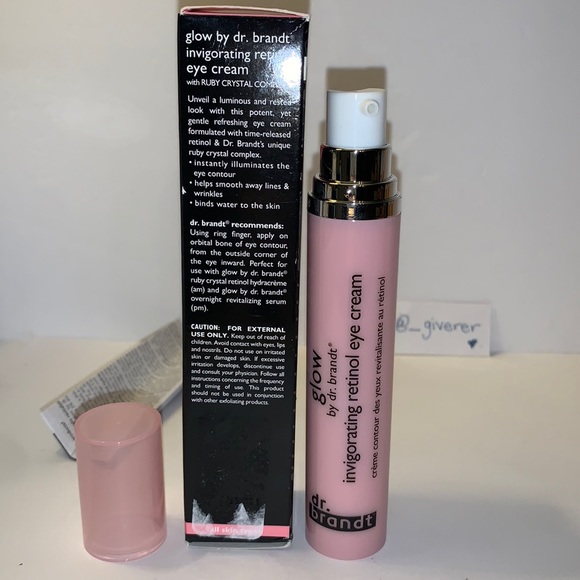 BNIB Dr Brandt Glow Invigorating Retinol Eye Cream - Picture 3 of 9